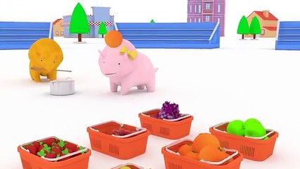 Apprendre les couleurs avec les Confitures, Dina et Dino les Dinosaures - Dessin animé éducatif - YouTube_2