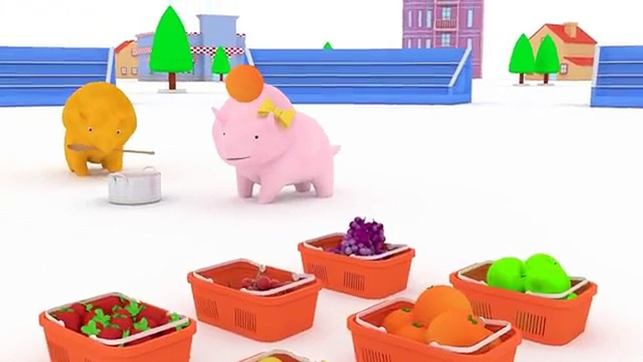 Apprendre les couleurs avec les Confitures, Dina et Dino les Dinosaures - Dessin animé éducatif - YouTube_2