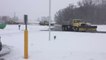 Roads Cleared Following Lake-Effect Snow in Northwestern Indiana