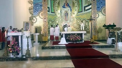 UN POQUITO DE LA MISA SOLEMNE A NOSSA SENHORA DE GUADALUPE  (12/12/2017) - PADRE REGINALDO MANZOTTI