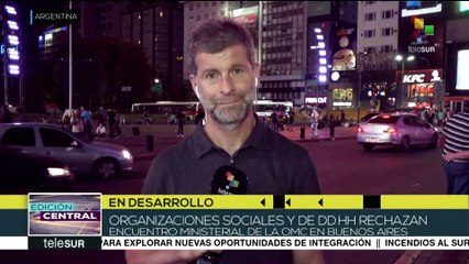 Argentina: descomunal, operativo de seguridad para Cumbre OMC