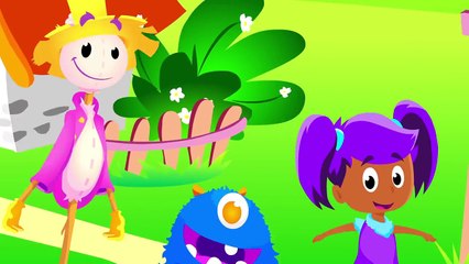 Rig A Jig Jig Dinosaur Gig! _ Kids Songs _ by Little Angel-GsCVkvfonEo