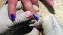 Цветы с леопардовой прорисовкой  Красивый и простой летний дизайн ногтей 2017 -iQxT3EaDtdY