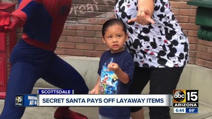 Secret Santa pays off layaway items for Valley woman