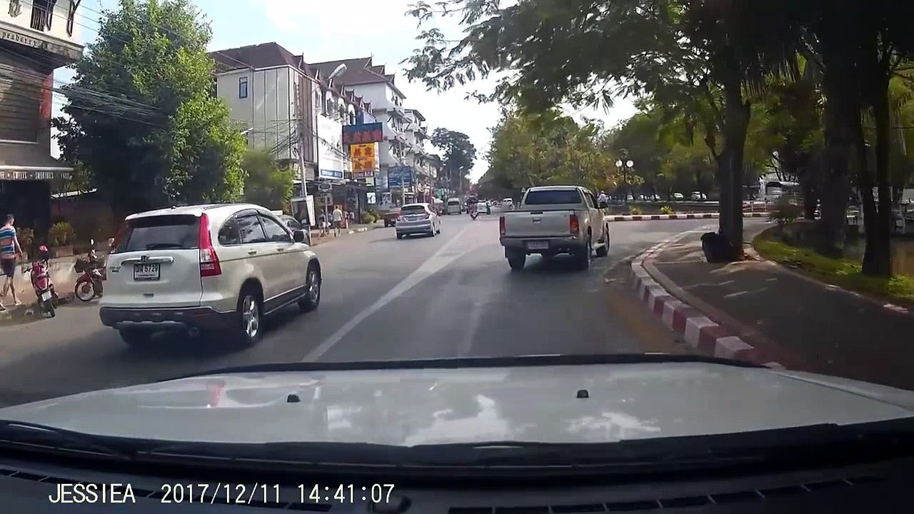 Out of Control Driver Lands in Moat