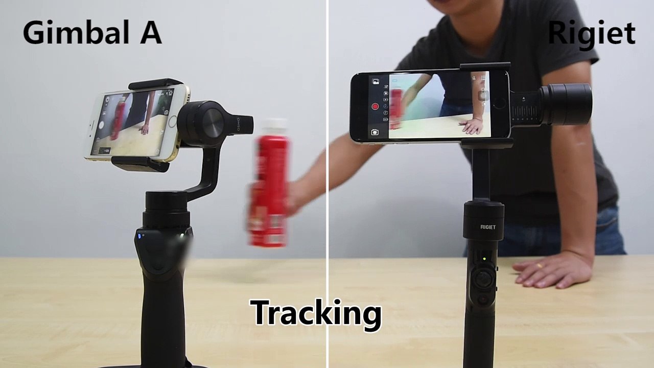 Gimbals Review on DOBOT RiGIET VS DJI OSMO MOBILE VS Zhiyun Smooth 3