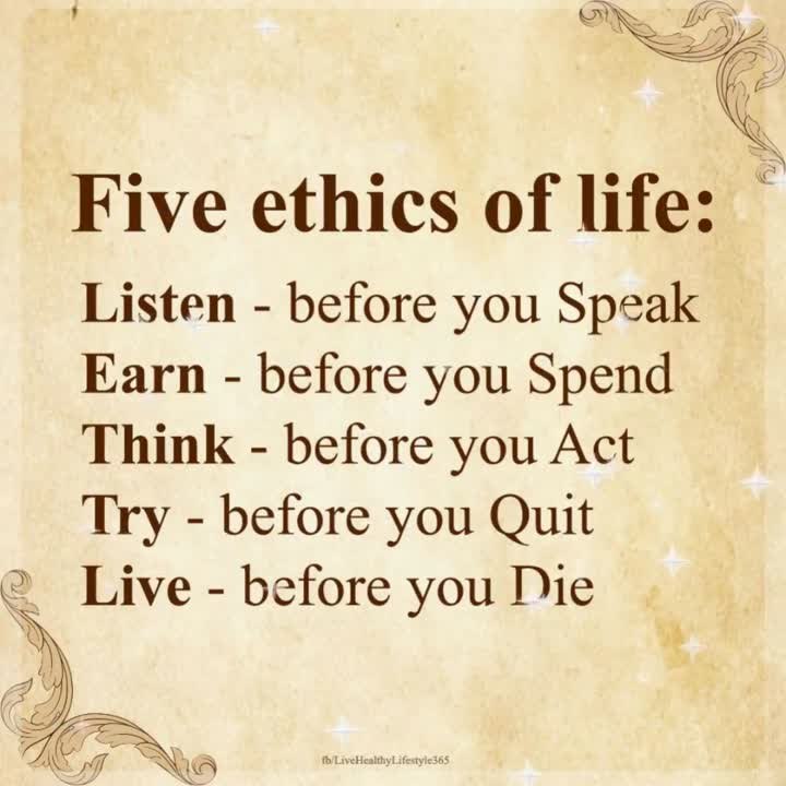 Five Ethic of Life
