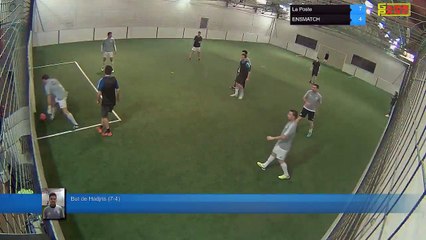 But de Hadjris (7-4) - La Poste Vs ENSMATCH - 12/12/17 20:00 - LIGUE 4 - Poitiers Game Parc