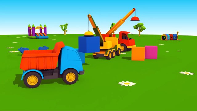 Dessin animé éducatif avec Léo le camion curieux - un ami