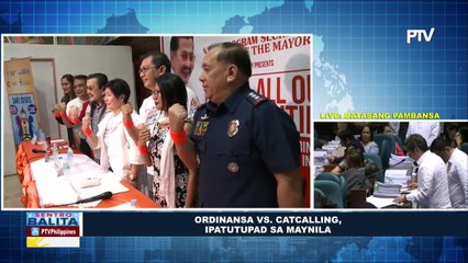 Ordinansa vs catcalling, ipatutupad sa Maynila