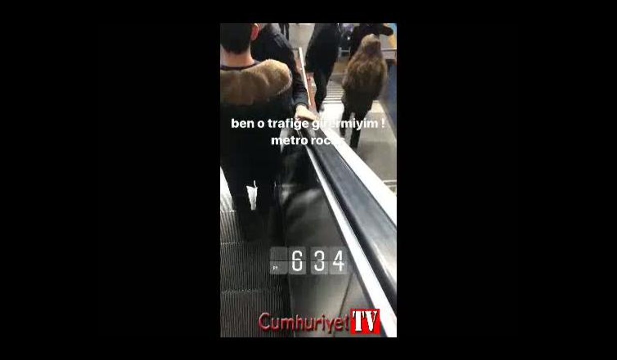 Didem Soydan metrodaki kokuya isyan etti