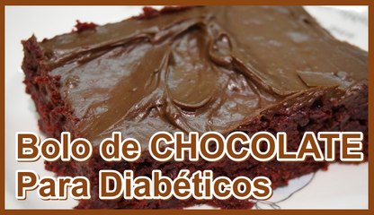 Receita de Bolo de Chocolate Para Diabeticos