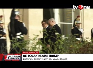 Netanyahu Tur Eropa Cari Dukungan, UE Tolak Klaim Trump