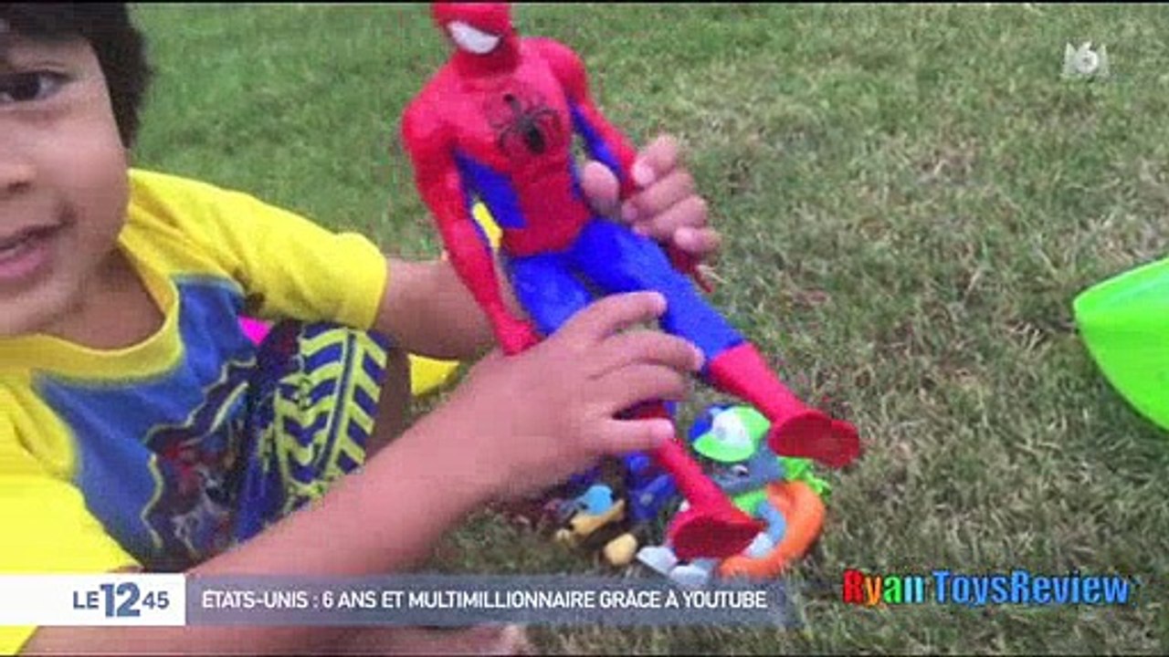 Un enfant de 6 ans devient multimillionnaire grâce à sa chaine Youtube ! Regardez