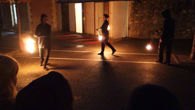 Démonstration bolas de feu