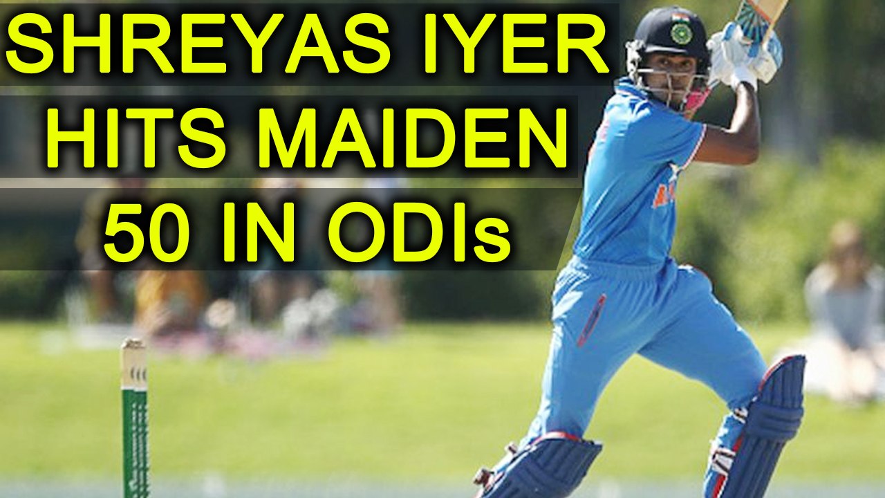 India vs SL 2nd ODI : Shreyas Iyer hits maiden one day 50 after Dharamsala debacle | Oneindia News