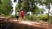 Terrifying !!! Amazing Two Brave Boys Catch Big Snake Near Big Tree While Shooting Bird