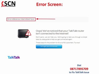 TalkTalk Broadband Dropping Out