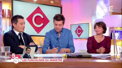 "C à vous" : Gérald Darmanin révèle en direct son numéro de téléphone