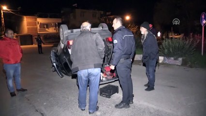 Otomobil refüje çarptı: 1 yaralı - ADANA