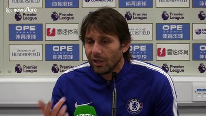 Conte calls for end to "bulls*** negativity" and insists Chelsea will fight until the end to retain title