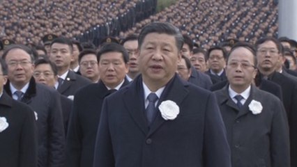 China llama a la paz y la memoria en 80 aniversario de la matanza de Nankín