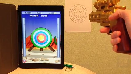 Laser Marksman. The fantastic new target shooting game, in action!