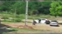 vídeo mostra momento da briga entre casal na Estrada do Amor em Cajazeiras