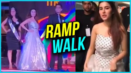 Sheena Bajaj Walks The Ramp In A Gorgeous Gown At A College Event | TellyMasala