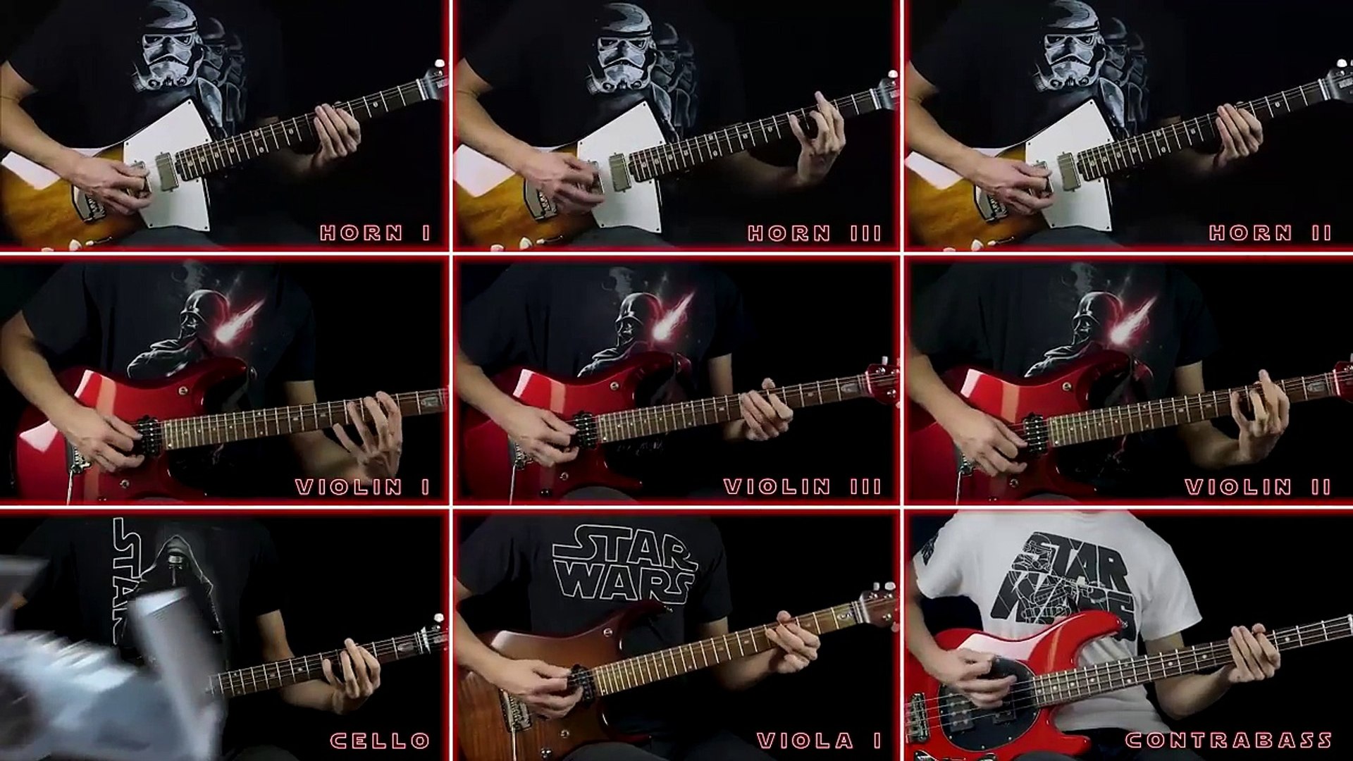 Toutes les notes de la marche impériale jouées à la Guitare !! Star Wars -  Vidéo Dailymotion