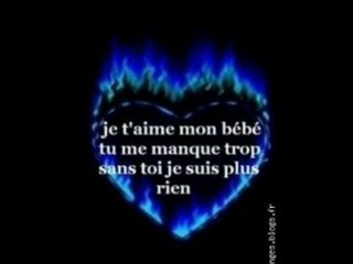 Je t'aime tro bebe