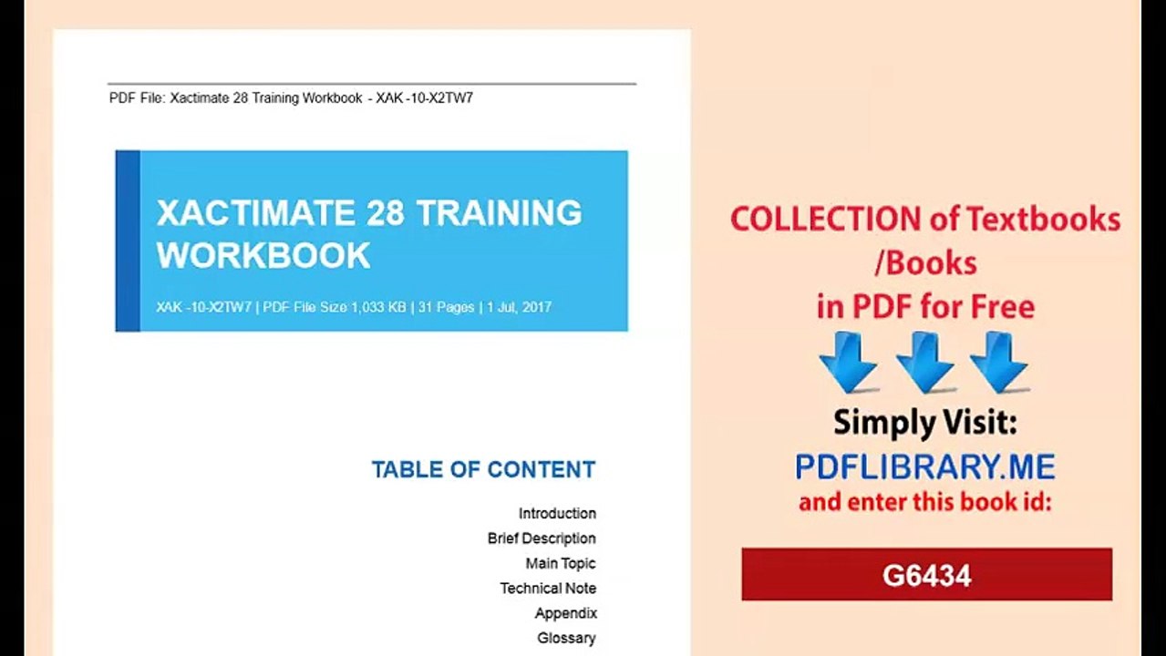 [PDF] Xactimate 28 Training Workbook [D0WNL04D]