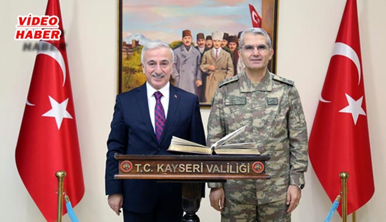 (13 Aralık 2017) 4. KOLORDU KOMUTANI KORGENERAL SİVRİ VALİ KAMÇI’YI ZİYARET ETTİ