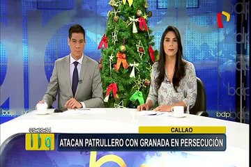 Callao: atacan con granada a patrullero durante persecución