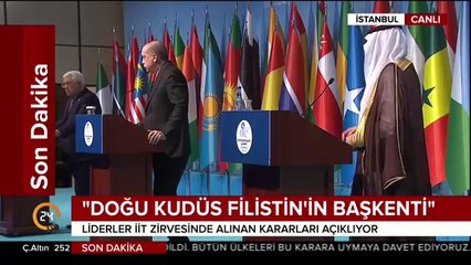 Filistin Devleti Abbas konuşuyor