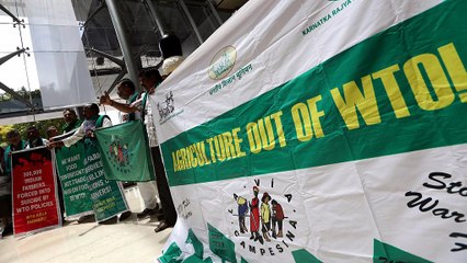 Scuffles at Buenos Aires anti-WTO rally