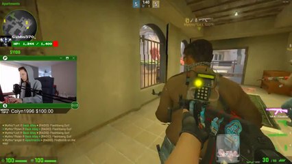 What a play! Great AK-47 control!