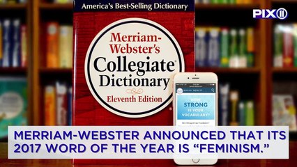 Merriam-Webster’s Word of the Year is ‘Feminism’