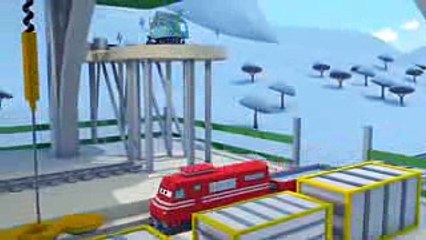 Troy le Train  installe les Illuminations de Noël  à Train Ville - Dessin animés pour enfants
