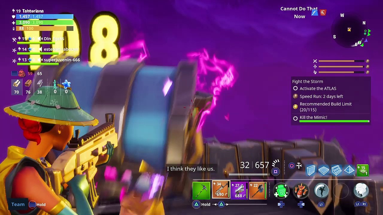 Fortnite_Mimic Dark Souls Reference