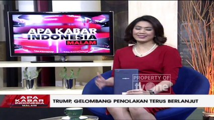 "Trump, Gelombang Penolakan Terus Berlanjut" - Apa Kabar Indonesia Malam