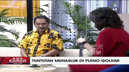 "Tuntutan Munaslub di Pleno Golkar?" - Apa Kabar Indonesia Malam