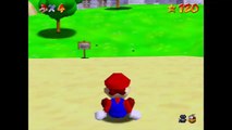 Super Mario 64 NTSC-J on Region Free PAL FRA N64 (RGB) - Scart to HDMI