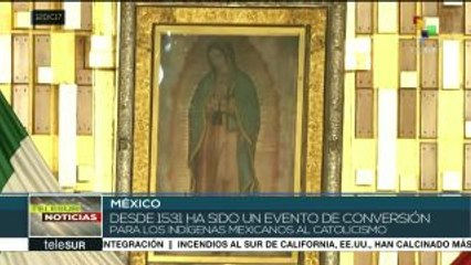 Feligreses celebran a la Virgen de Guadalupe en México