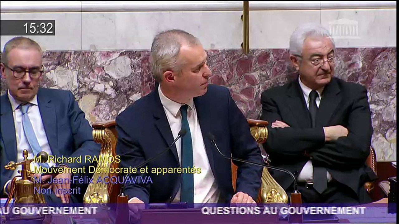 Statut d'autonomie : la réponse de l'Assemblée Nationale à Jean-Félix Acquaviva
