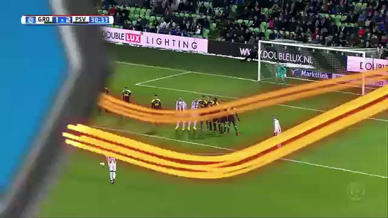 Yoell van Nieff Goal HD - Groningen	1-2	PSV 13.12.2017