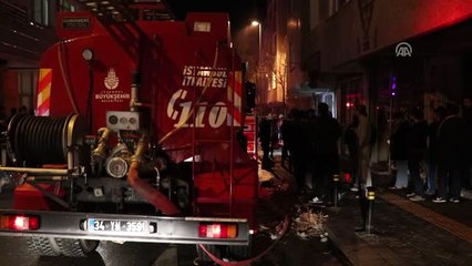 Zeytinburnu'nda Atölye Yangını