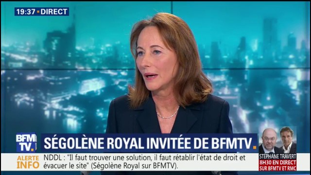 NDDL: Cet aéroport est disproportionné , selon Ségolène Royal