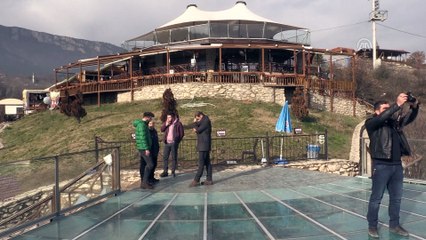 Türkiye'nin ilk cam terasına turist ilgisi - KARABÜK