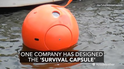 A capsule designed to protect people from disasters